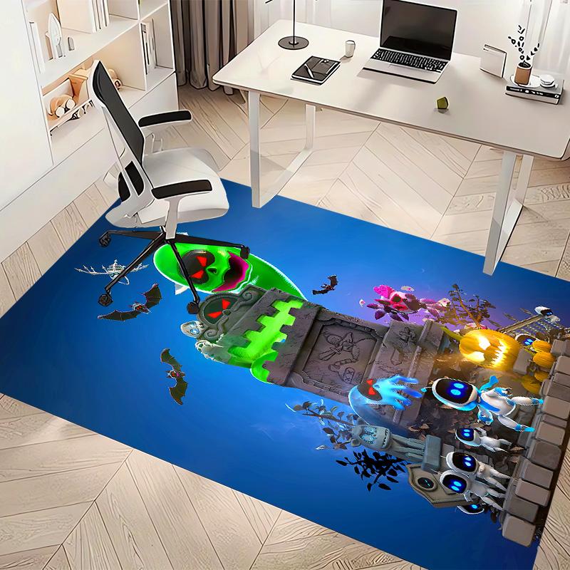 Astro Bot3 Bedruckter Saugfähiger Waschbarer Teppich, Rutschfeste Badezimmerteppiche, Küchenteppiche, Yogamatte, Eingangsbereich Wohnzimmer, Camping-Picknickteppiche
