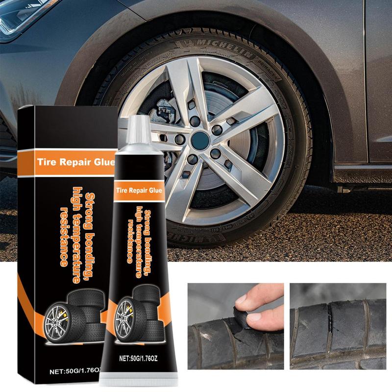 Tire Repair Glue 50g Quick-Dry Waterproof Rubber Cement Tire Repair Adhesive Sidewall For Auto Car Motorcycle Bike RC Truck