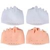 2pcs Silicone Comfortable Toe Braces 3/5holes Hallux Valgus Straightener Orthodontic Foot Toe Braces For Foot Care Dropship