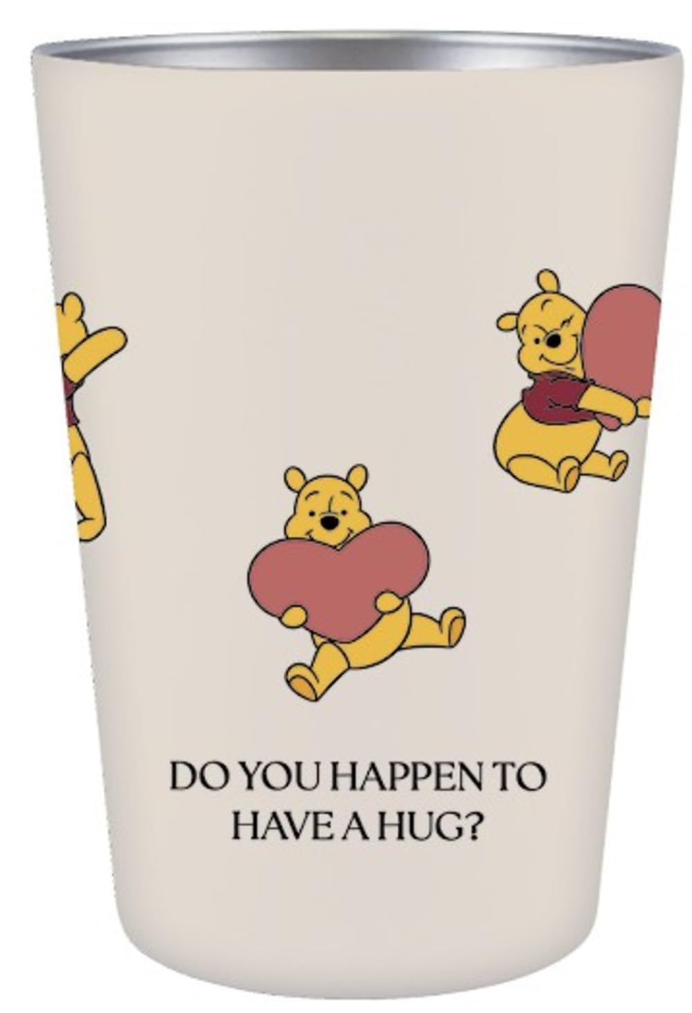 

Onishi Ken Seihan Disney Winnie the Pooh Stainless Steel Tumbler Lunch Series Heart/IVORY Medium WDL-2014