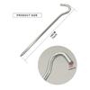 10 Pcs/Lot 18cm Tent Pegs Aluminum Round Tent Stake Alloy Tent Pegs Outdoor Nails Tent Accessories