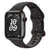 Cinturino per Apple Watch per iWatch 9/S11/Ultra - Silicone con Coriandoli e Fibbia a Farfalla