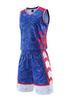Conjunto de Uniforme de Baloncesto Transpirable para Hombres, Mujeres y Niños - Ideal para Entrenamiento y Competición con Opciones de Impresión Personalizada