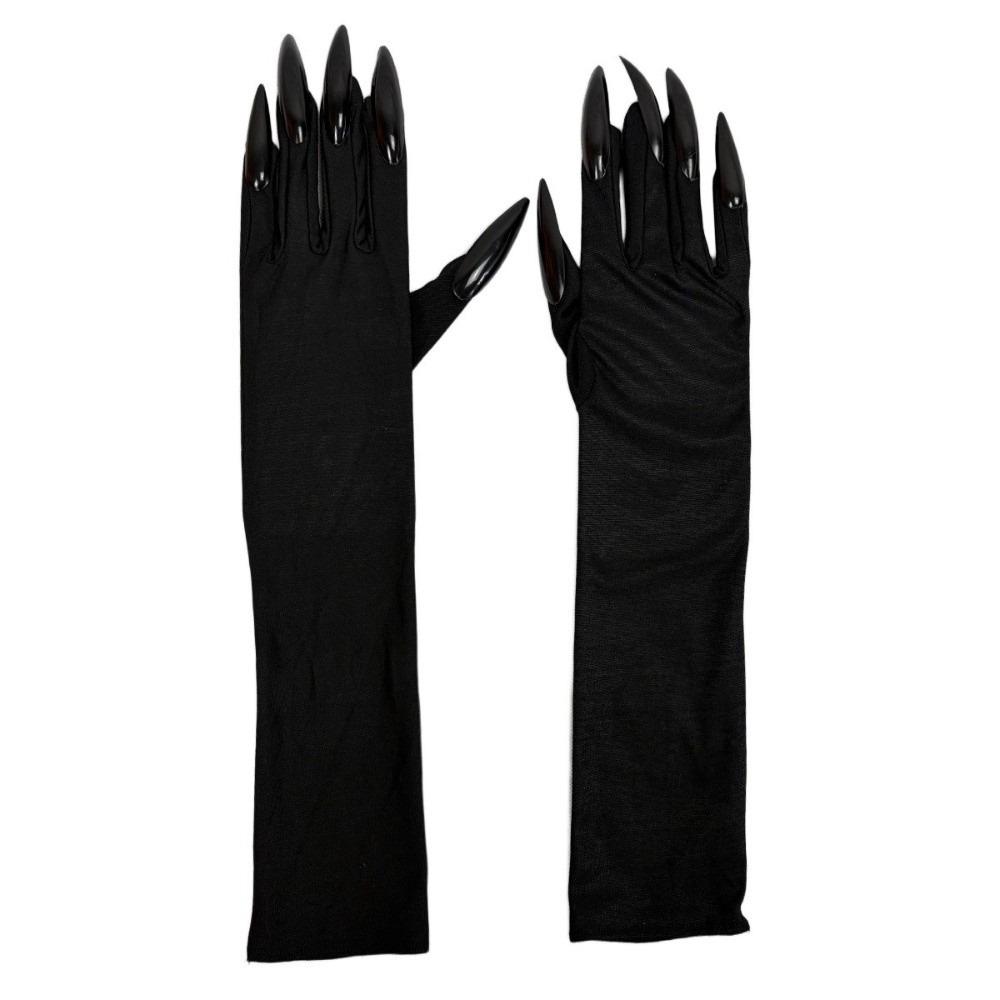 Fancy Props Halloween Cosplay Gloves Long Nails Ghost Claw Mittens  Cosplay Performance
