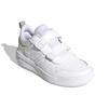 adidas Magic Tape Trendy Versatile Casual Non-Slip Shock Absorbing Wear-Resistant Low-Top Kids Skate Shoes Kids Sneakers White EG4089