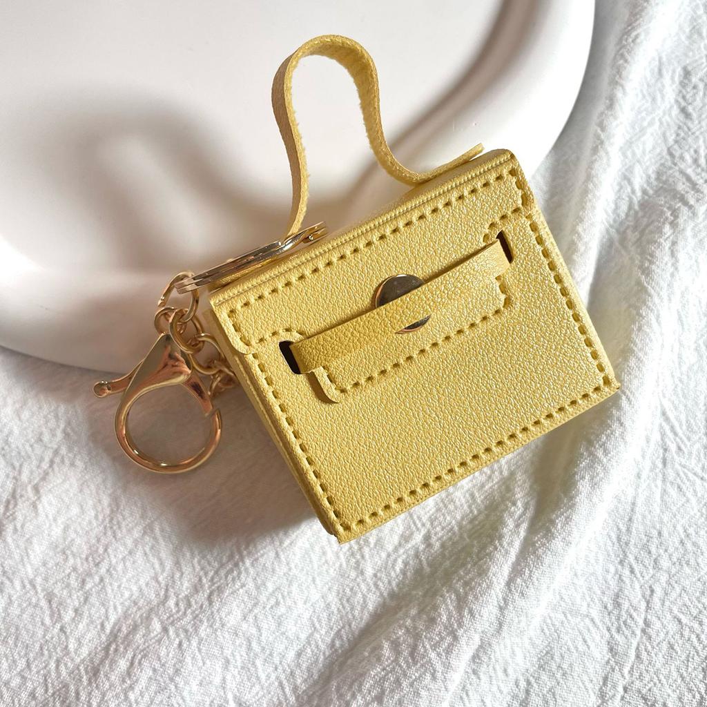 Mini Keychain Nette Candy Farbe Kleine Quadratische Tasche Anhänger Kreative Kawaii Auto Dekoration Tasche Zubehör Großhandel