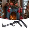 Christmas Stockings Holder Hanger No Drill Adjustable Fireplace Stocking Garland Hooks Christmas Mantel Garland Hanger