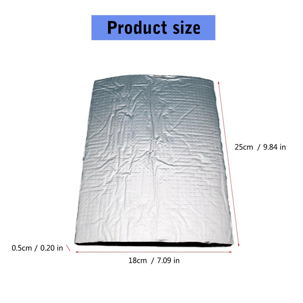 10pcs Auto Sound Insulation & Heat Shielding Mats Automotive Noise & Heat Reduction for Chassis door  & Engine Covers