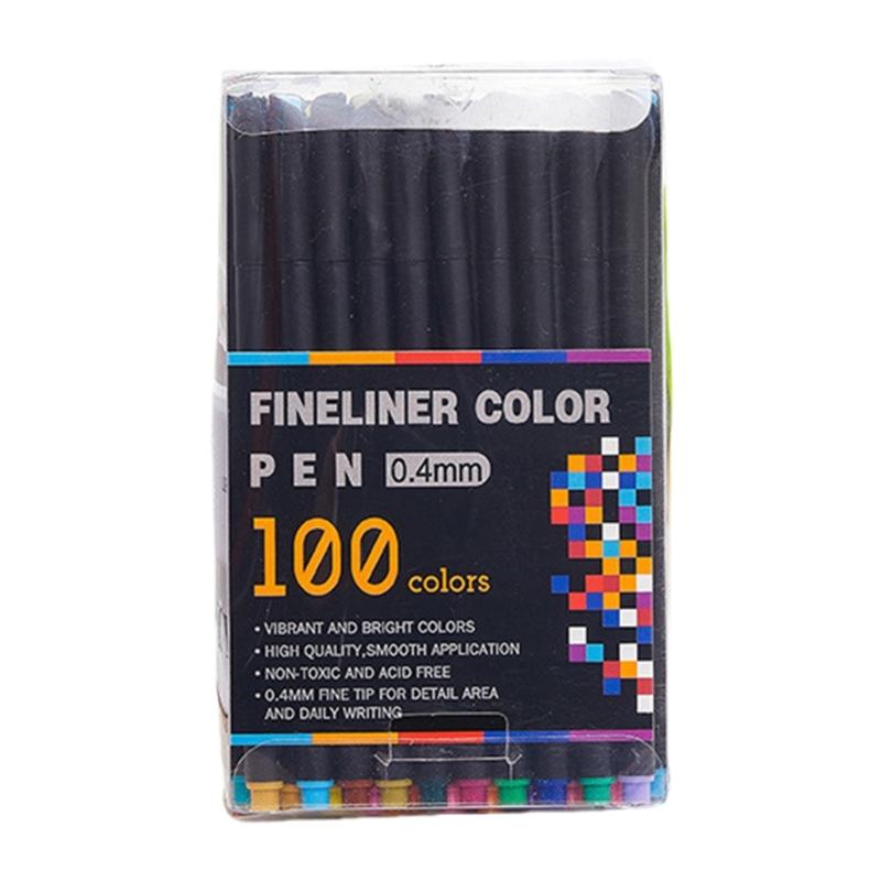 Multicolored Gel Pen Assorted Color Journaling Pen Colorful Drawing Pen 0.4MM Needle Tip for Writing Journaling Noting