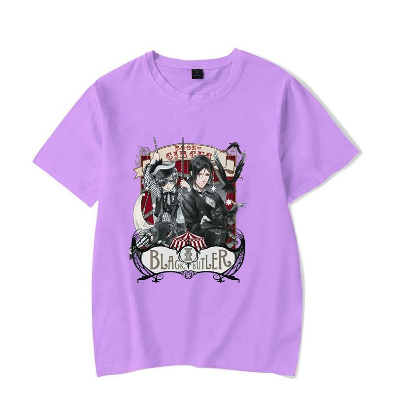 Hot Black Butler Graphic T Shirt Women's Men's Fashion T-shirts Short Sleeve Shirts Summer T-shirts Plus Size Tops Cool T Shirts