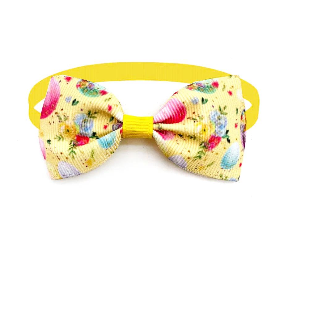 50/100pcs Easter Pet Dog Bow Ties Small Dog Bow Ties Collar Pet Dog Puppy Neckties Holiday Pet Grooming Accessories