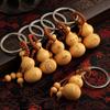 Car Key Ring Ornaments Bag Pendant Chinese Traditional Keychain Good Luck Gourd Peach Wood Keyring