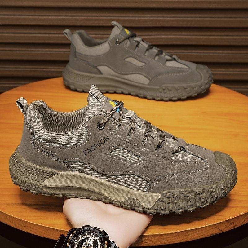 Fashion Men Shoes 2025 Spring Autumn New Breathable Mesh Non Slip Casual Sport Shoes Fashion Comfortable Lace-up Running Shoes