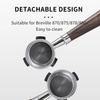 54mm Coffee Bottomless Portafilter For Breville 870 878 880 Replacement Filter Basket Naked Barista Tools Espresso Accessories