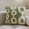 Vintage French Style Throw Pillow Cover With Embroidery Soft Velvet Fabric 45x45cm Decorative Cushion Living Room Dining