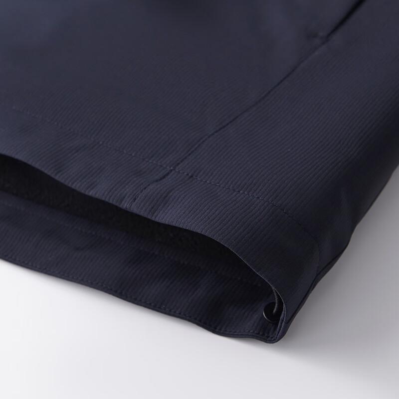 Shanshan Men's Hooded Fleece-Lined Windproof Jacket