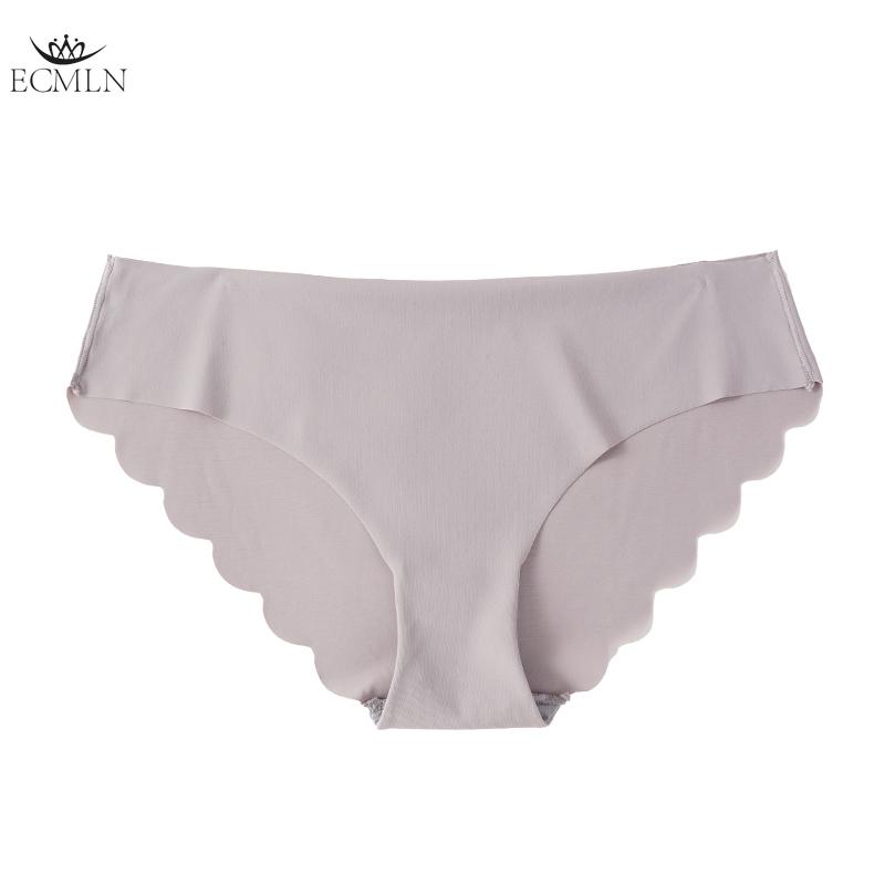 Braguitas sin costuras para mujer Ropa interior ultrafina Comodidad Íntimos Lencería sexy Talla grande Tiro bajo Calzoncillos para mujer