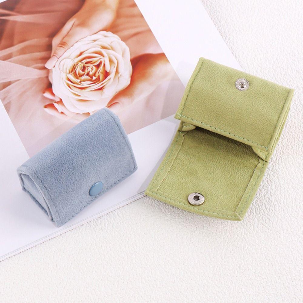Multi-purpose Ring Jewelry Box Velvet Jewelry Case Simple Jewelry Organizer  Gifts