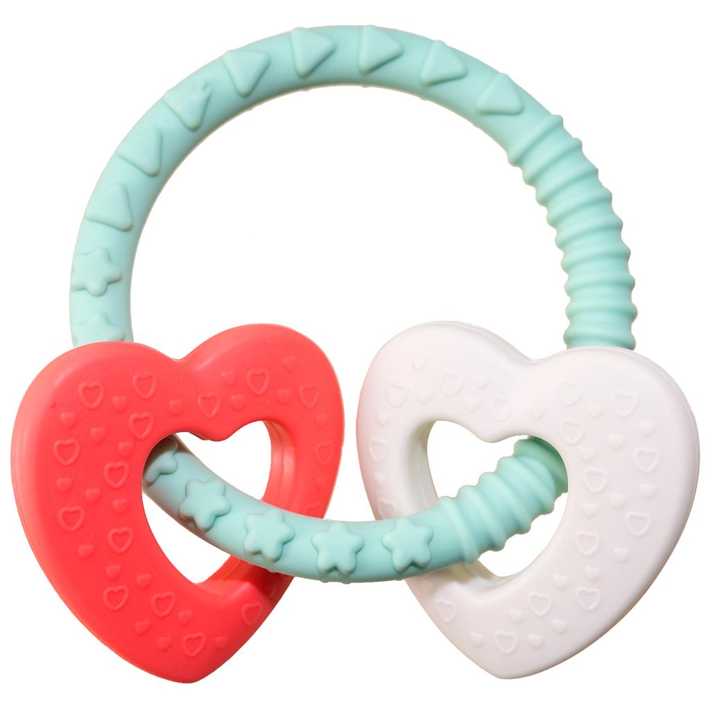 Color Kids 1 STÜCK Baby Silikon Beißring BPA-frei Kauspielzeug Niedliches Armband Neugeborenen Beißspielzeug Babyzubehör