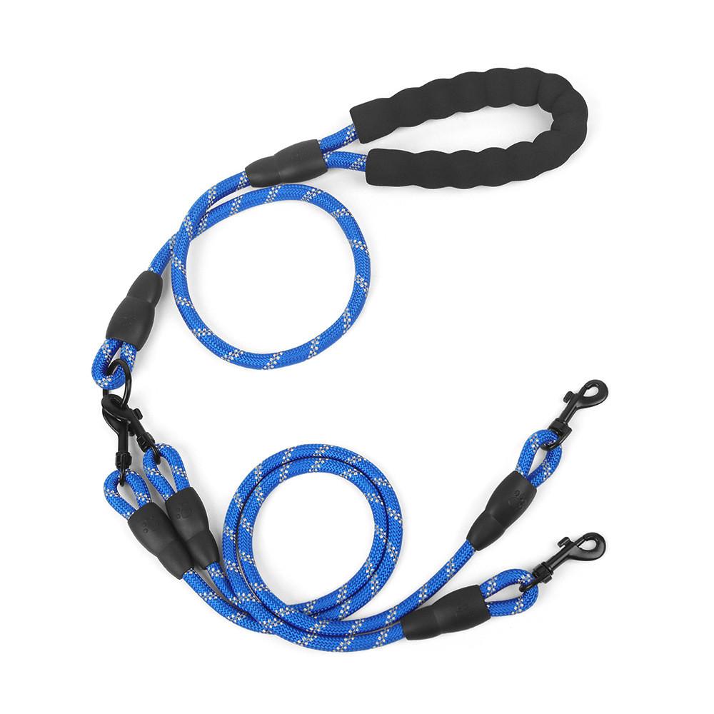 Guinzaglio in Nylon per Animali Domestici con Design a Maniglie Multiple per Passeggiate e Addestramento Cani