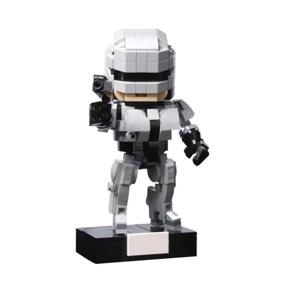 Gobricks MOC Robocop Robot Bricks Model Action Movie Figure Robocop Mechanical War Police Building Block Educational Toys Gifts
