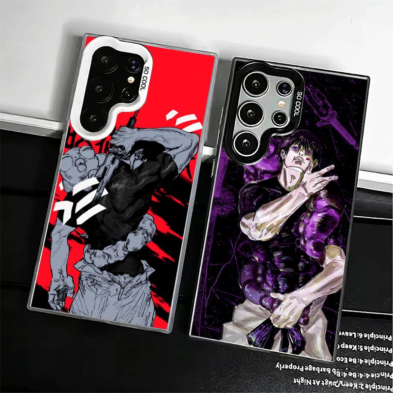Anime Fushiguro Toji JUJUSU Soft Phone Case for Samsung Galaxy S24 S25 FE S26 Edge S23 Ultra S22 Plus S21 + Shockproof Cover Bac