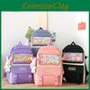 New Fashionable High-value Nylon School Backpack For Middle School Students In Multiple Colors