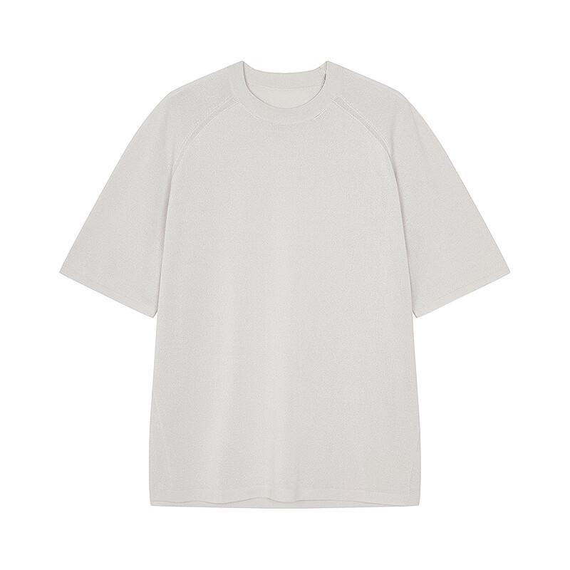 CROQUIS Men's 2025 Summer Short-Sleeve Knit Crew Neck Shirt