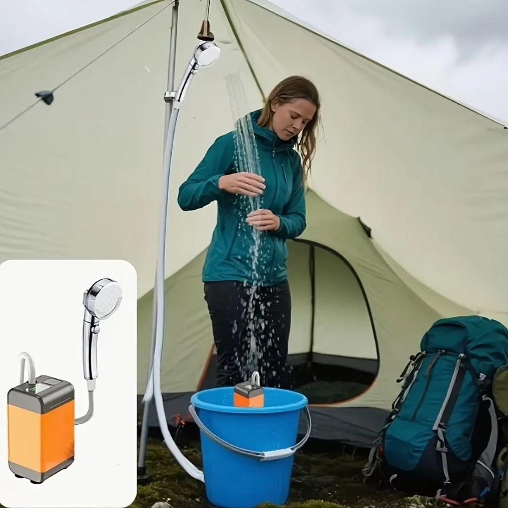 Intelligent Temperature Measurement Electric Shower Rechargeable Water Pump  Outdoor
