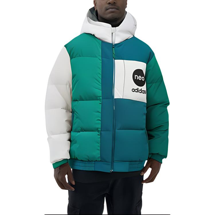 Adidas Neo Down Jacket Men's Green HN4782