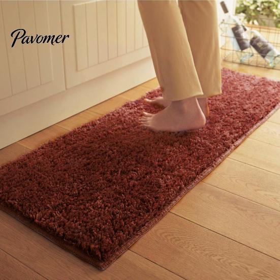 Comfortable Shaggy Rugs for Home Plush Bathroom Rug, Extra Soft Absorbent Bath Non-slip Entryway Mats Indoor Use Microfiber Floor Mat Bathroom,