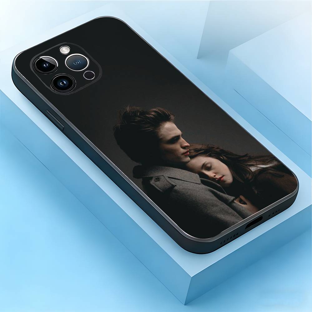 T-Twilight TV Series Phone Case For iPhone 17,16,15,14,13,12,11,Air,XR,Pro,Max,Plus,mini,SE Silicone Black Cover