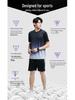 Unisex Quick-Dry Sports Set: Ice Silk Short-Sleeve for Outdoor Running