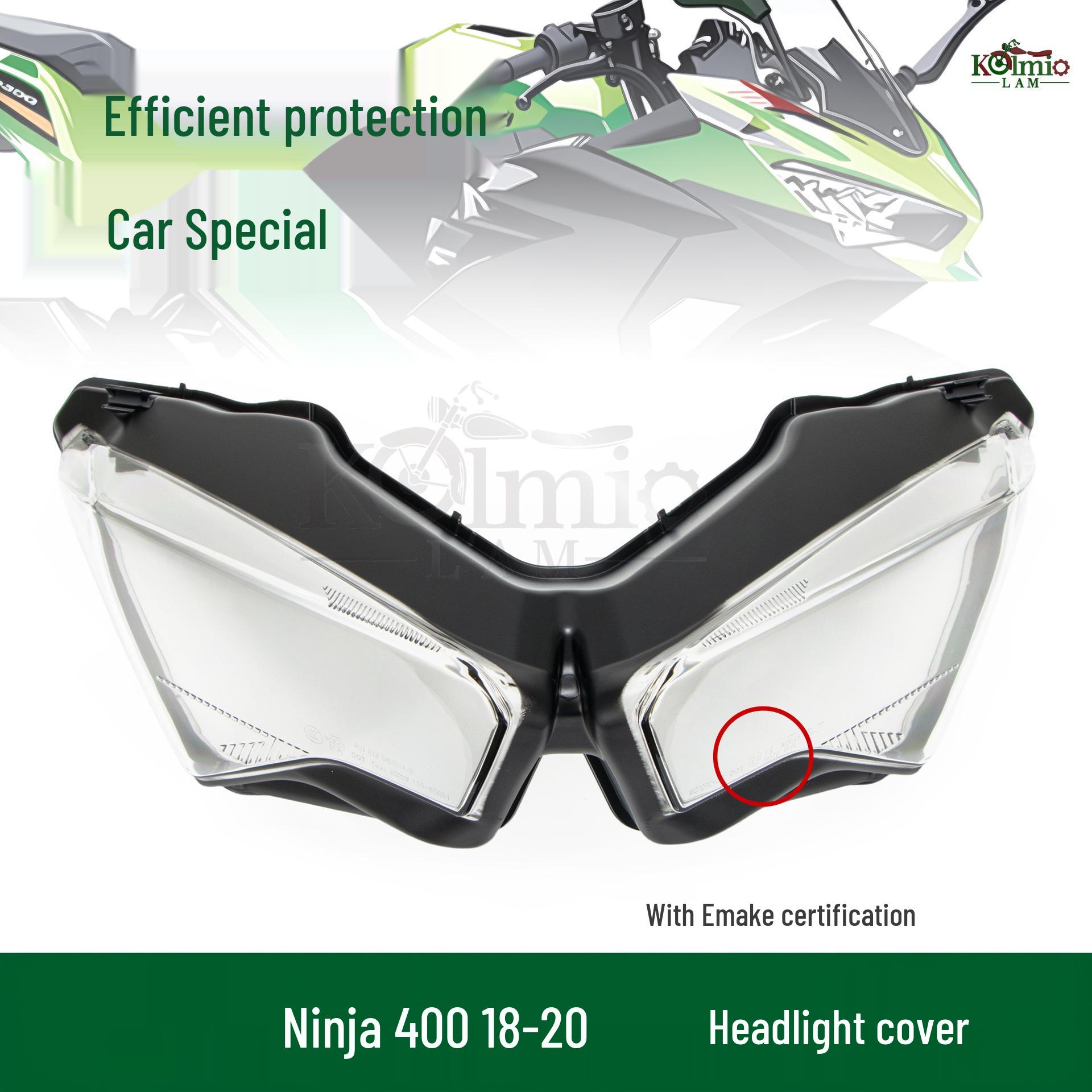 

Kawasaki Ninja 400 (2018-2020) Headlight Cover Protector 440