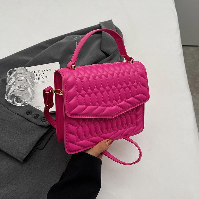 Stylish Korean Style Shoulder Crossbody Bag Trendy Vintage Mini Square Purse For Women