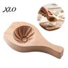 Pastry Shaping Tool Wooden Steamed Bun Maker Mold, Handmade Dough Pressing for Buns, Solid Durable Baking Mold Wood Kitchen Gadget Asian Dumpling And