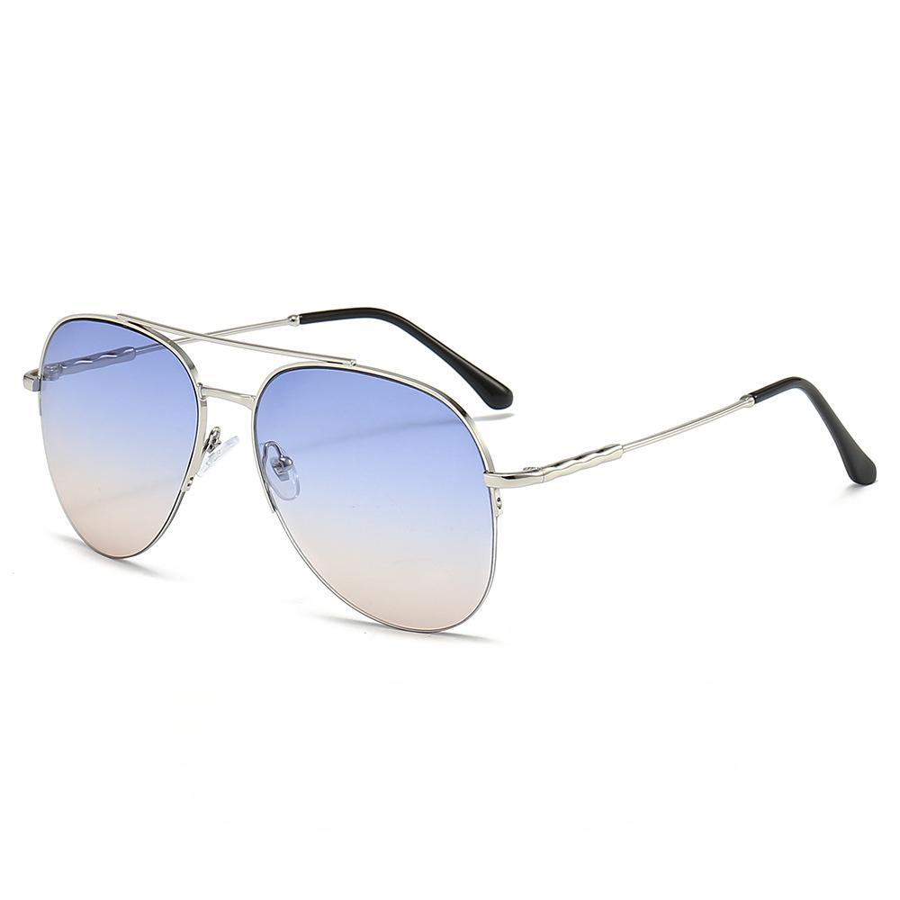 

Модные новые металлические солнцезащитные очки в стиле ретро для водителей на открытом воздухе, синие солнцезащитные очки с козырьком, поляризационные солнцезащитные очки, оптовая продажа с фабрики. 45-15-142