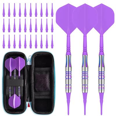 CyeeLife 3 Point Tungsten Alloy Pro Darts with Tip and Dart Bag 90% Darts, 17g,