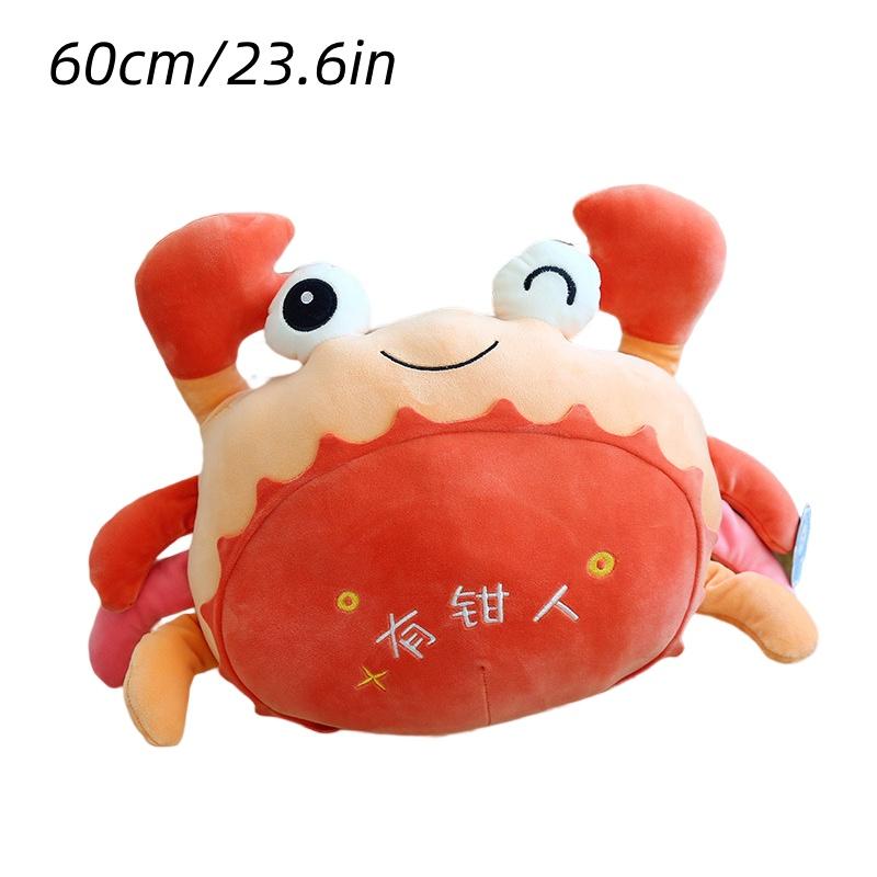 Adorable Crab Plush Toy With Soft And Comfortable Material