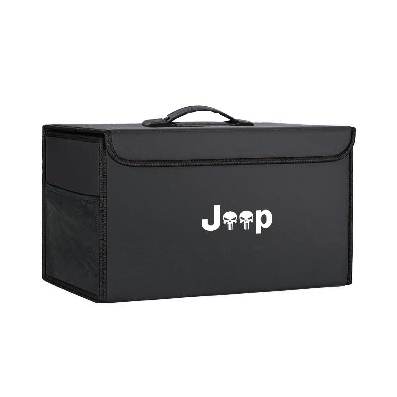 Car Trunk Storage Box Foldable Large Capacity Organizer For Jeep Grand Cherokee Wrangler JK Gladiator Compass Avenger Recon Patr