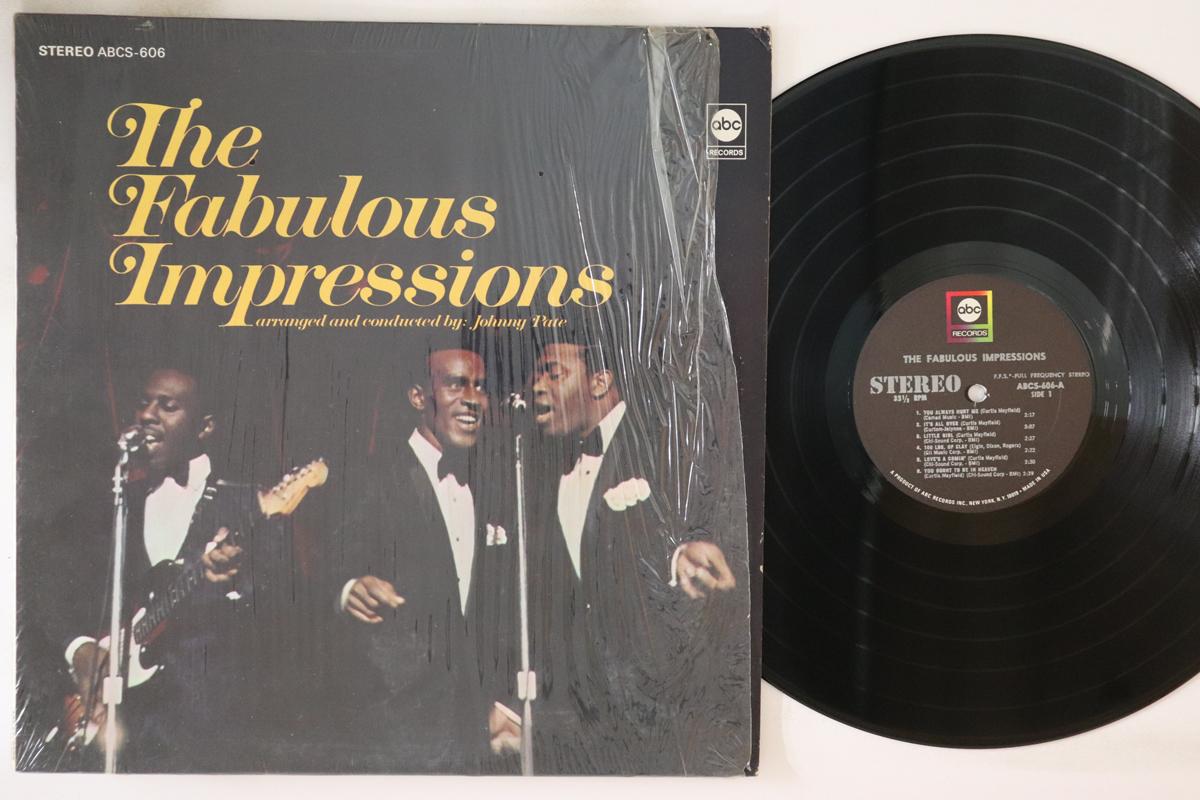 

LP Record IMPRESSIONS - Fabulous Impressions ABCS606 ABC 1967 US Soul/Funk Used