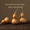Natural Gourd Handheld Pendant – Star & Moon Bodhi Wenwan Gift