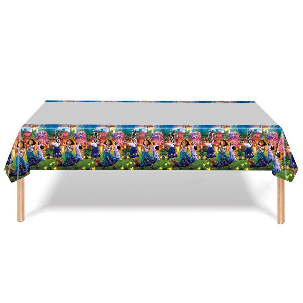 Vibrant Encanto Birthday Party Decorations Set With Backdrop Banner And Cupcake Toppers