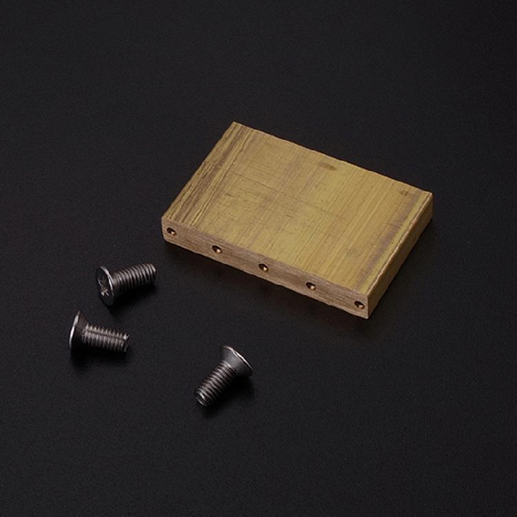 Tremolo Bridge Blok Elektrická Kytara Pevný Mosazný Blok 32mm/34mm/37mm/42mm