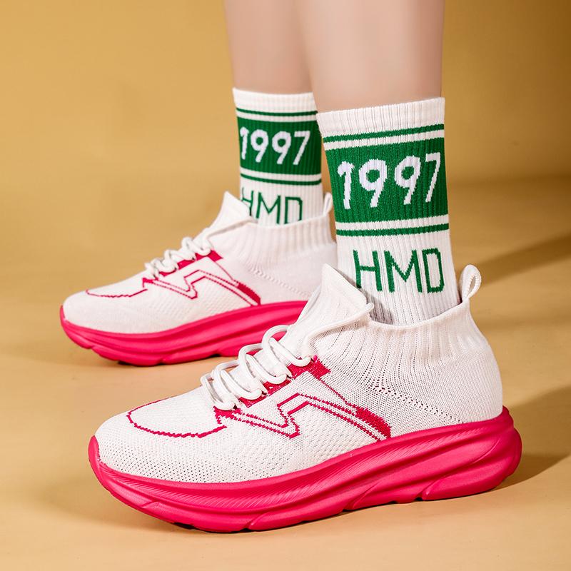 Pantofi Unisex Tricotați Bărbați / Femei Pantofi Sport de Timp Liber Ultralight Pantofi de Alergare 36-45