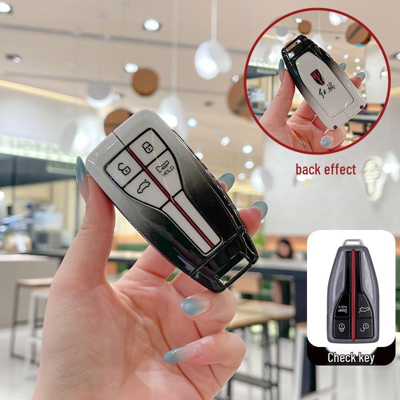 Tailored Key Case for Hongqi Models: H5, HS5, H9, HQ9, H6, HS7, HS3, EH7, Tiangong 08.