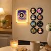 Music Box Refrigerator with Spinning Disc Night -Activated Singing for Kitchen Home Decor