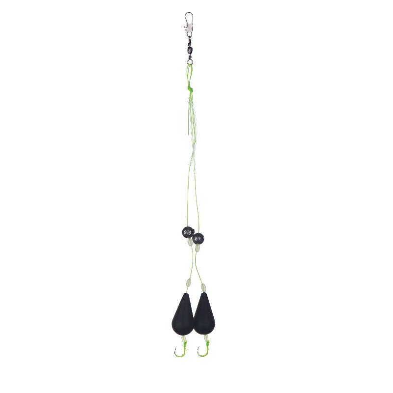 1Pcs High Sensitivity Inverted Bottom Double Hook Fishing Float Kit Suitable For Sea And Freshwater Fishing