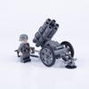 Military Scene Rocket Launcher Lookout Outpost Bunker Soldier Building Block Figurine Parts Toy