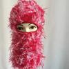Single Hole Knitted Mask Party Funny Acrylic Yarn Balaclava Hat Outdoor Warm Head Cover